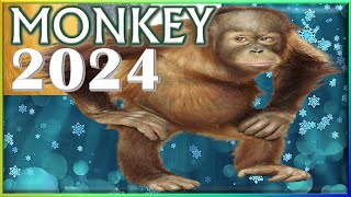 ✪ Monkey Horoscope 2024 ✦ Born 2016 2004 1992 1980 1968 1956 1944 1932 [upl. by Sacul]