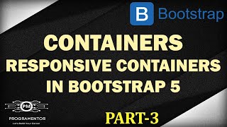 03  Bootstrap 5 Containers  Containers In Bootstrap 5  Responsive Containers  BS 5 HindiUrdu [upl. by Haceber]