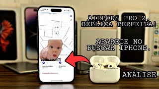 AirPods Pro 2 Replica perfeita VALE A PENA Análise final [upl. by Mallin]