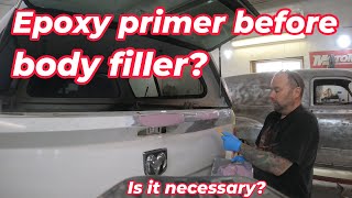 Do you need to prime before applying body filler [upl. by Llahsram563]