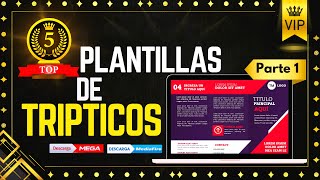 🚀 Descargar 5 Plantillas de Folletos creativos y trípticos en publisher 🔥 GRATIS🔥 2024😮 PARTE 1 [upl. by Parris242]