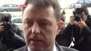 Gerry McCann gets annoyed outside Lisbon Court [upl. by Leicam]