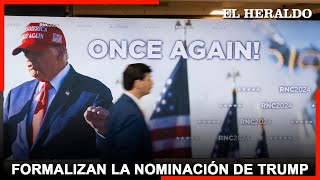 El Partido Republicano formaliza la nominación de Trump como su candidato [upl. by Nileek]