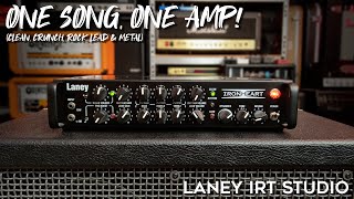 One Song One Amp Laney IRT Studio clean crunch rock leads amp metal [upl. by Winters]