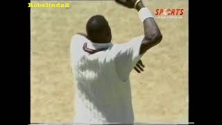 Mark Waugh vs Curtly Ambrose [upl. by Sucul101]