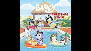 Flip Through Bluey Bingo Book  Christmas Swim  Children Story Time Australia [upl. by Iahs]