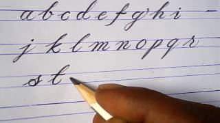 How to write english small letters  pencil writing tutorials  mazic writer [upl. by Glavin985]