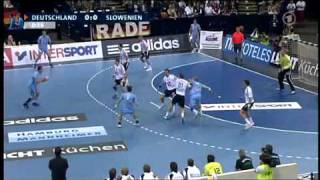 Handball  Where 150 kmh happens Deutschland  Slowenien [upl. by Reichert]