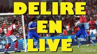 Delire en LIVE sur FIFA 12 avec Sackzi [upl. by Bill664]