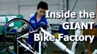 Where are GIANT bikes made Inside the Taiwan factory 巨大 捷安特 [upl. by Trill]