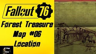 Fallout 76 Forest Treasure Map 06 Location [upl. by Anelra]