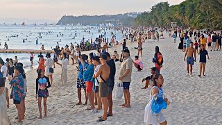 This is BORACAY White Beach on April 8 2024 Daming Tao From Station 3 to Station 1 [upl. by Doble59]