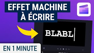 Comment faire leffet machine à écrire avec Clipchamp [upl. by Anyar]