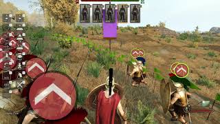 Mount amp Blade Bannerlord Spartans vs Barbarians Epic Battle [upl. by Payne]