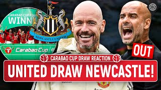 United Draw Newcastle At Home  Carabao Cup Draw LIVE STREAM Reaction  Paddock LIVE [upl. by Ancier]