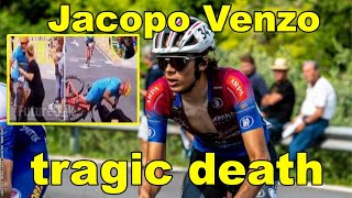 Italian teenage cyclist Jacopo Venzo dies after crash during race in Austria [upl. by Gualterio126]