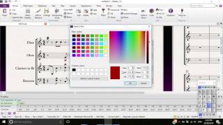 Sibelius Tutorials  Coloring Noteheads [upl. by Adriene]