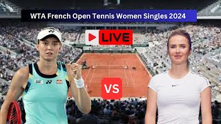 🔴LIVEElina Svitolina vs Elena Rybakina WTA French Open Tennis Women Singles 2024 116 Finals score [upl. by Duarte736]