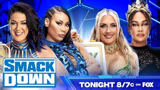 WWE Smackdown Nia jax amp Tiffany Stratton vs Bayle amp Michin – Full Match [upl. by Zednanreh391]