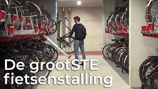 De grootste fietsenstalling  STE  Het Klokhuis [upl. by Bina]