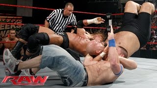 Cena vs Orton vs Triple H vs Big Show — Fatal 4Way WWE Championship Match Raw June 15 2009 [upl. by Karel]