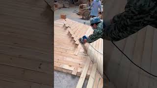 Cutting process of edge for anti corrosion cabin roof [upl. by Adda]