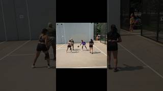 Paddleball hitting that corner paddleball paddlesports paddles sports niceshot nycsports nyc [upl. by Lamej]