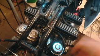 XJ 900 F carburettor synchronising and adjusting [upl. by Lirba426]