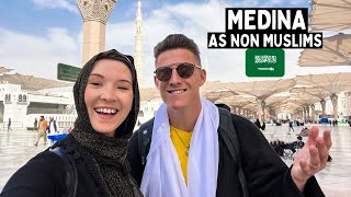 We visited MEDINA as Non Muslims 🇸🇦Converting to ISLAM السياح في المدينة المنورة [upl. by Eadwine]