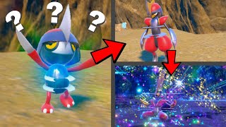 How to find Pawniard and Evolve it into Bisharp then Kingambit in Pokemon Scarlet amp Violet [upl. by Ahsoyem]