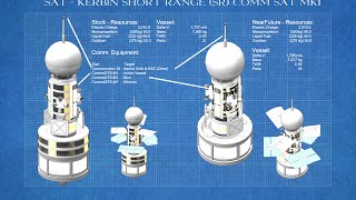 KSP  RemoteTech School  Episode 2  Building Satellites [upl. by Aryad492]