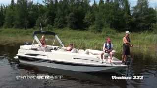 Princecraft  Ventura 222 2014 Bateau ponté  Deck boat [upl. by Hobbie438]