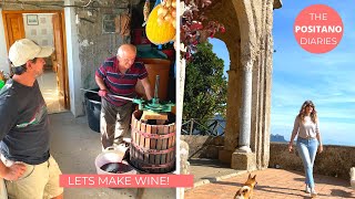 A DAY IN RAVELLO amp MAKING WINE WITH ZIO  The Positano Diaries EP 150 [upl. by Yrnehnhoj544]