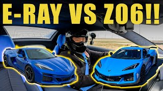 Corvette ERay vs Z06 On Track  How Do They Compare [upl. by Reinhold]