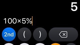 как посчитать процент от числа на IPhonequotkalkylquot [upl. by Asselem]