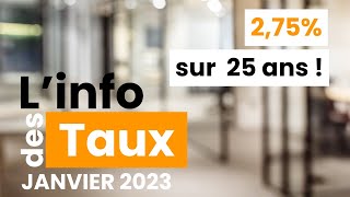 Comment vont évoluer les taux d’intérêt en 2023   Linfo des taux  janvier 2023 [upl. by Ib]