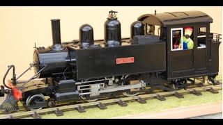 Accucraft Baldwin LYN scale live steam locomotive [upl. by Stout563]