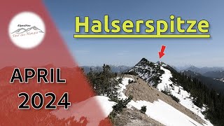 Halserspitze  Tour des Monats April 2024 [upl. by Ebanreb]