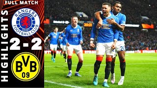 Rangers vs Borussia Dortmund 22  Extended Highlights All Goals  Uefa Europa League  Feb 24 2022 [upl. by Esiahc624]