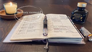 the ivory mermaid  ep 1 ✨ hobonichi weeks mega what worked and what didnt in 2023 [upl. by Ariek580]