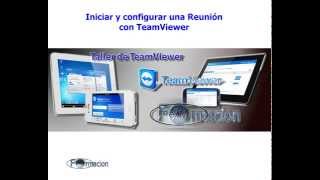 Iniciar y configurar una reunión en TeamViewer [upl. by Skill297]