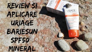 Uriage Bariésun spf50 Mineral review și aplicare [upl. by Peta]