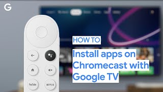 How To Find and Install Apps on Chromecast with Google TV [upl. by Tnirb916]