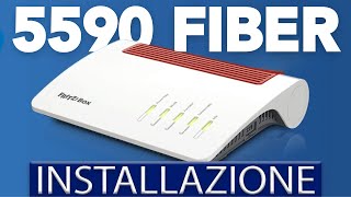 Tutorial FRITZBox 5590 Fiber  Connessione FTTH Diretta e VoIP [upl. by Edmea530]