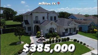 MCALLEN TX  385000  4 BEDS  2 FLEX ROOMS  2995 SQ FT LIV  OUTDOOR KITCHEN  CONVERTED GARAGE [upl. by Jak891]