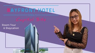 Bayfront Hotel Cebu  Capitol Site  Room Tour and Staycation 2021 [upl. by Lyrac]