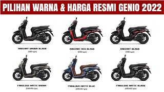 HARGA RESMI amp PILIHAN WARNA HONDA GENIO 2022 [upl. by Vasquez4]