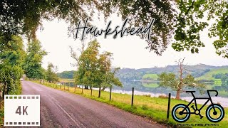 50 Minute Indoor Cycling Video Workout Scenic Lake District Hawkshead UK Garmin 4K [upl. by Aihsilef]