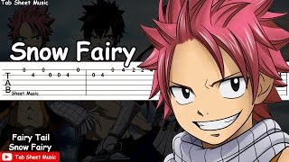 Fairy Tail OP 1  Snow Fairy Guitar Tutorial [upl. by Assira]