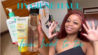 girltalk  Hygiene Haul  Hair skin and teeth  South African Youtuber [upl. by Ib299]